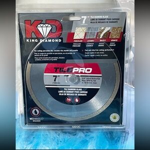 King Diamond 7” TilePro Glass Cutting Blade